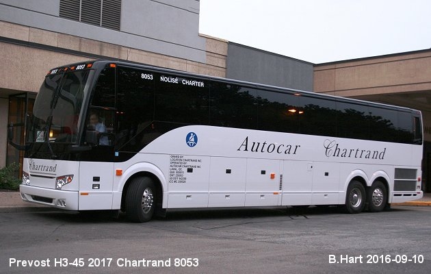 BUS/AUTOBUS: Prevost H3-45 2017 Chartrand