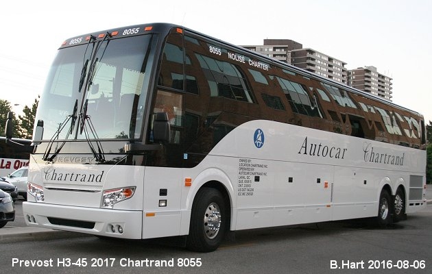 BUS/AUTOBUS: Prevost H3-45 2017 Chartrand