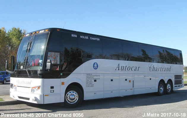 BUS/AUTOBUS: Prevost H3-45 2017 Chartrand