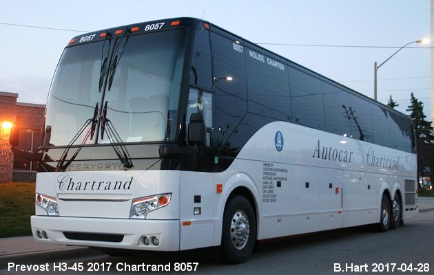 BUS/AUTOBUS: Prevost H3-45 2017 Chartrand