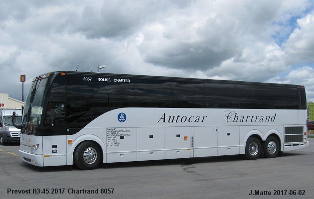 BUS/AUTOBUS: Prevost H3-45 2017 Chartrand