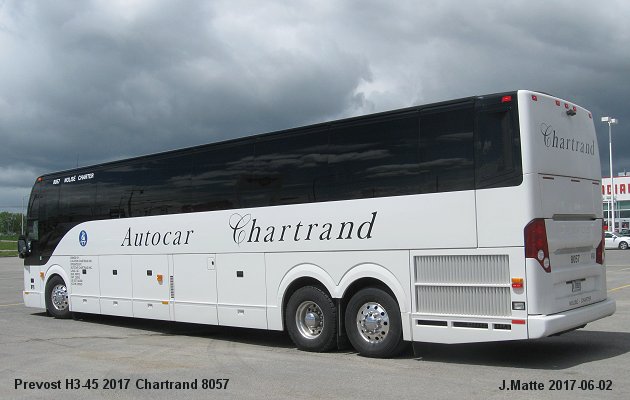 BUS/AUTOBUS: Prevost H3-45 2017 Chartrand