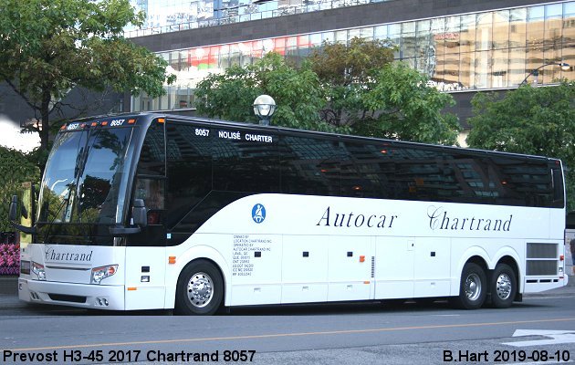 BUS/AUTOBUS: Prevost H3-45 2017 Chartrand