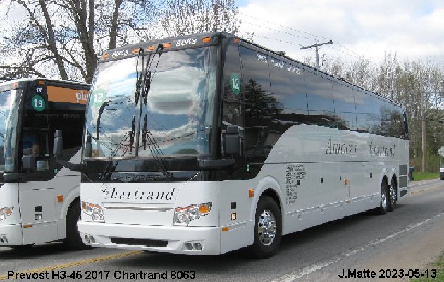 BUS/AUTOBUS: Prevost H3-45 2017 Chartrand