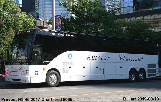 BUS/AUTOBUS: Prevost H3-45 2017 Chartrand