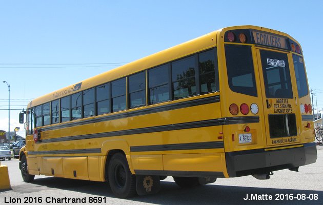 BUS/AUTOBUS: Lion C300 2016 Chartrand