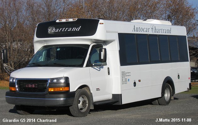 BUS/AUTOBUS: Girardin G5 2014 Chartrand