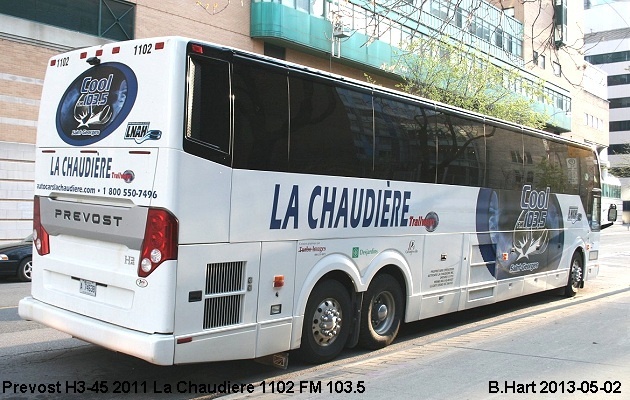 BUS/AUTOBUS: Prevost H3-45 2011 Chaudiere