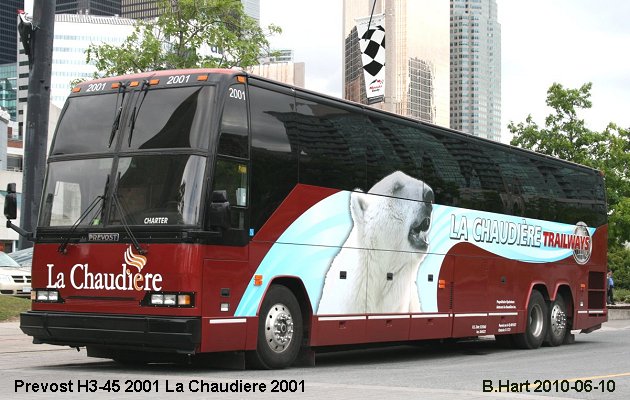 BUS/AUTOBUS: Prevost H3-45 2001 Chaudiere