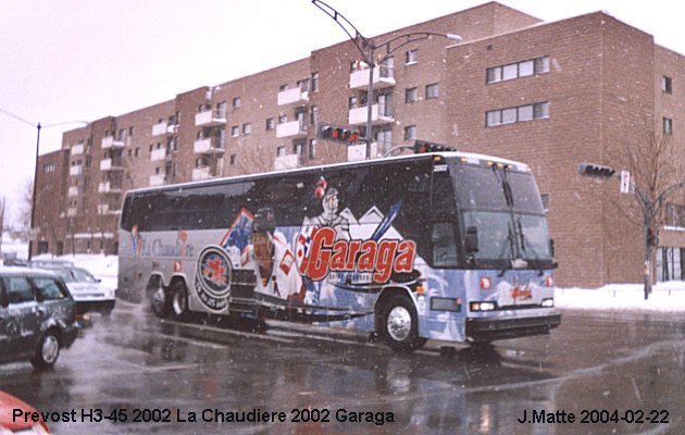 BUS/AUTOBUS: Prevost H3-45 2002 Chaudiere