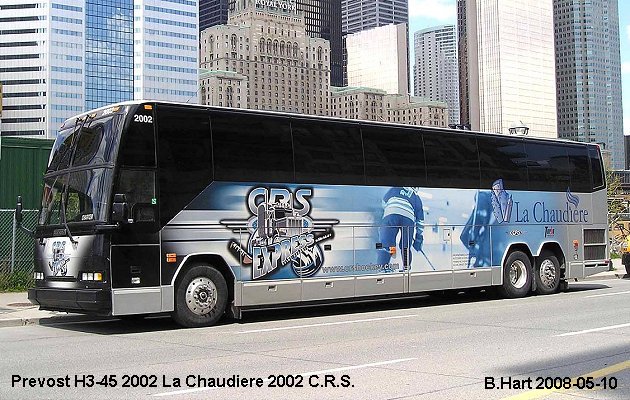 BUS/AUTOBUS: Prevost H3-45 2002 Chaudiere