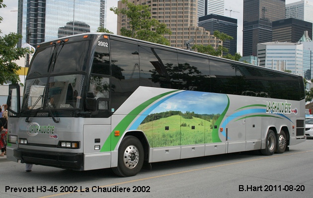 BUS/AUTOBUS: Prevost H3-45 2002 Chaudiere