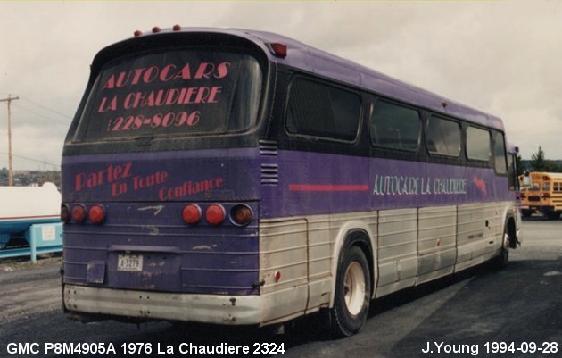 BUS/AUTOBUS: GMC P8M4905A509 1976 Chaudiere