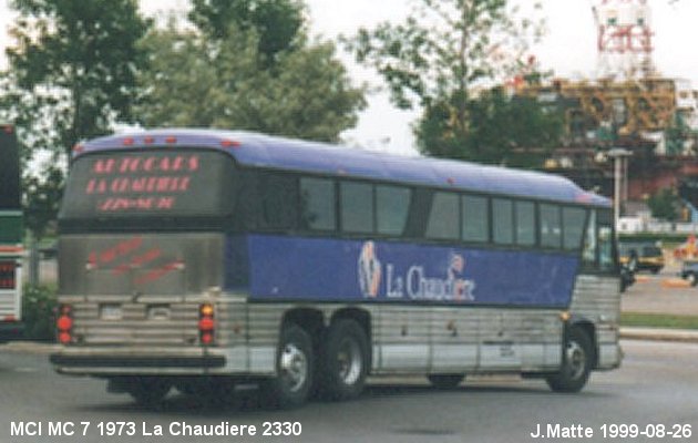 BUS/AUTOBUS: MCI MC 7 1973 Chaudiere