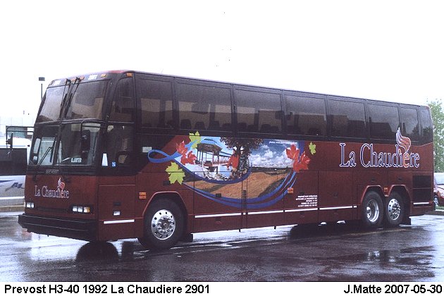 BUS/AUTOBUS: Prevost H3-40 1992 Chaudiere