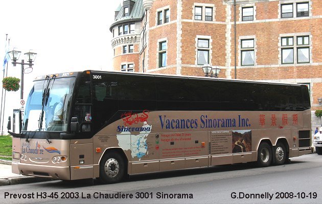 BUS/AUTOBUS: Prevost H3-45 2003 Chaudiere