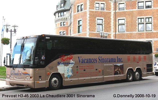 BUS/AUTOBUS: Prevost H3-45 2003 Chaudiere