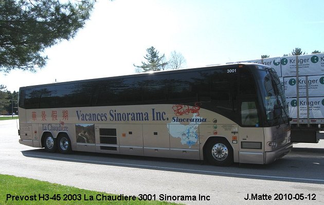 BUS/AUTOBUS: Prevost H3-45 2003 Chaudiere