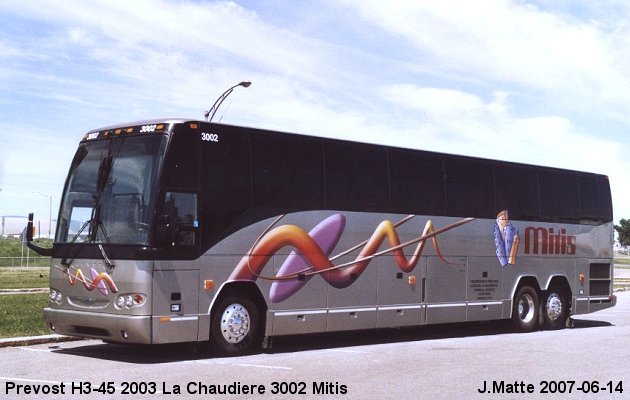 BUS/AUTOBUS: Prevost H3-45 2003 Chaudiere