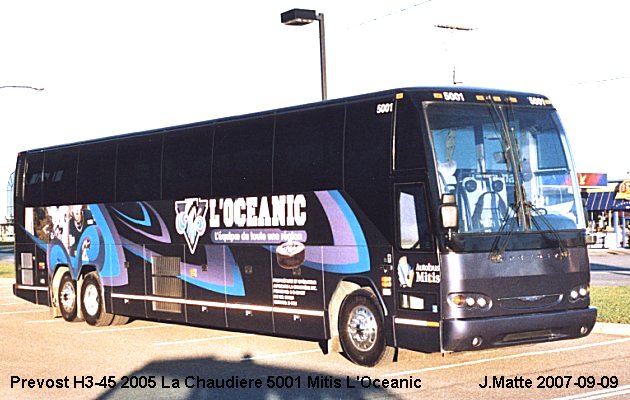 BUS/AUTOBUS: Prevost H3-45 2005 Chaudiere