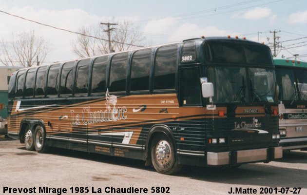 BUS/AUTOBUS: Prevost Mirage 1985 Chaudiere