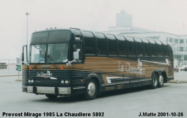 BUS/AUTOBUS: Prevost Mirage 1985 Chaudiere