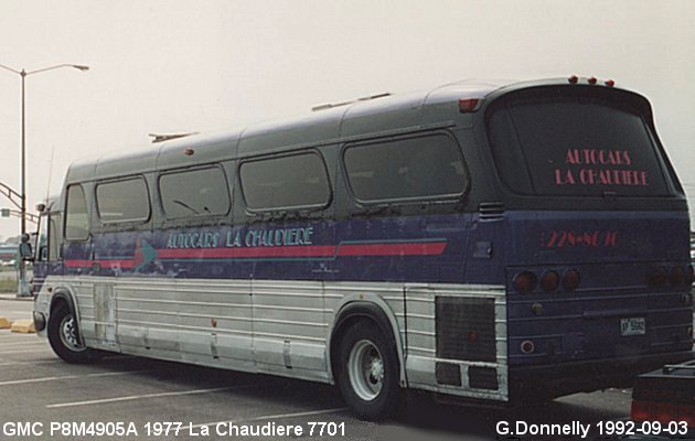 BUS/AUTOBUS: GMC P8M4905A 1977 Chaudiere