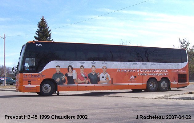 BUS/AUTOBUS: Prevost H3-45 1999 Chaudiere