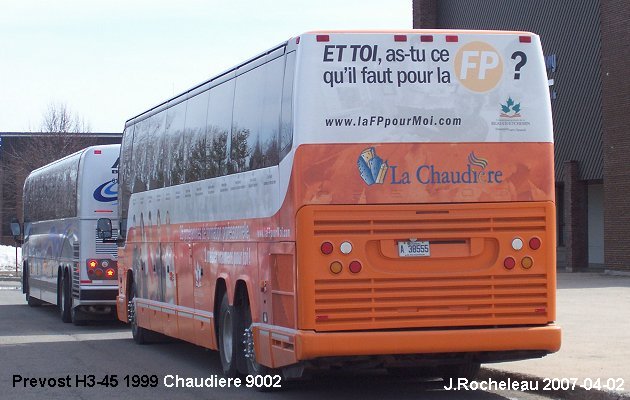 BUS/AUTOBUS: Prevost H3-45 1999 Chaudiere