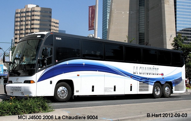 BUS/AUTOBUS: MCI J4500 2009 Chaudiere