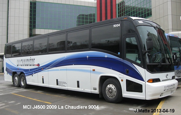 BUS/AUTOBUS: MCI J4500 2009 Chaudiere