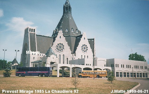 BUS/AUTOBUS: Prevost Mirage 1985 Chaudiere