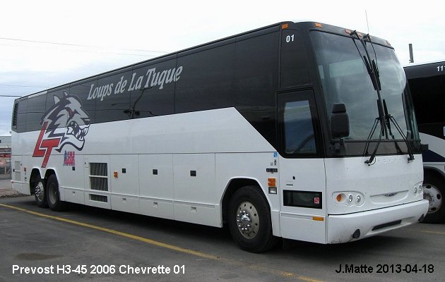 BUS/AUTOBUS: Prevost H3-45 2006 Chevrette