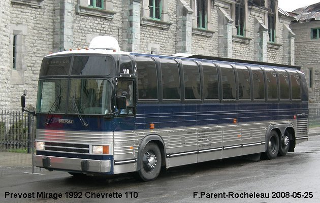 BUS/AUTOBUS: Prevost Mirage 1992 Chevrette