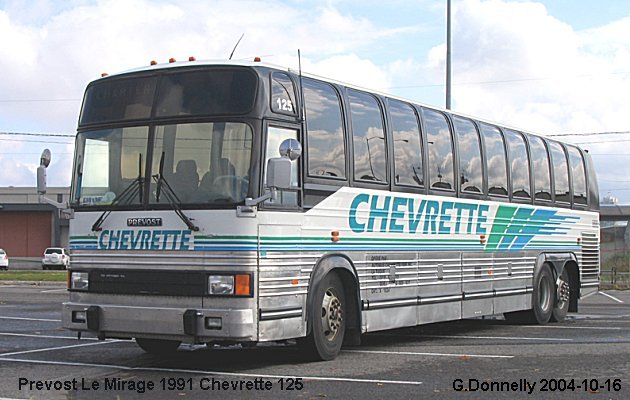 BUS/AUTOBUS: Prevost Le Mirage 1991 Chevrette