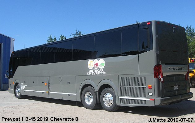 BUS/AUTOBUS: Prevost H3-45 2019 Chevrette