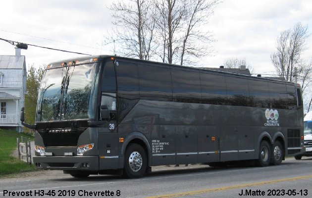 BUS/AUTOBUS: Prevost H3-45 2019 Chevrette