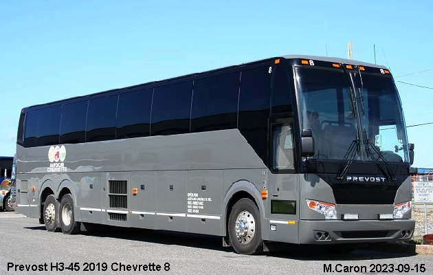 BUS/AUTOBUS: Prevost H3-45 2019 Chevrette