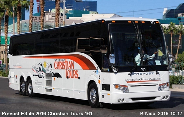 BUS/AUTOBUS: Prevost H3-45 2016 Christian