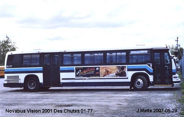 BUS/AUTOBUS: Novabus Vision 2001 Des Chutes