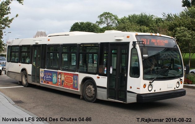 BUS/AUTOBUS: Novabus LFS 2004 Des Chutes