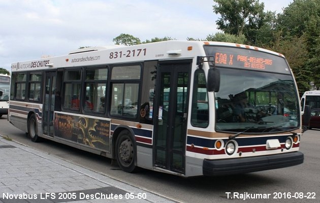 BUS/AUTOBUS: Novabus LFS 2005 Des Chutes