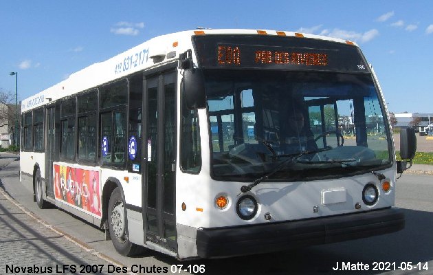 BUS/AUTOBUS: Novabus LFS 2007 Des Chutes