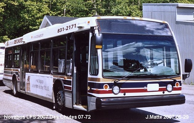 BUS/AUTOBUS: Novabus LFS 2007 Des Chutes