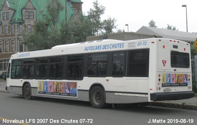 BUS/AUTOBUS: Novabus LFS 2007 Des Chutes