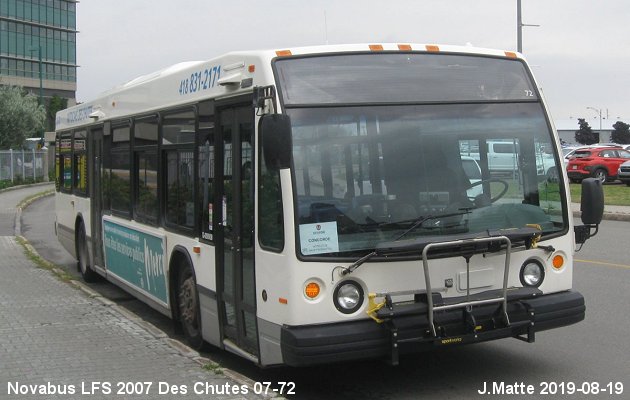 BUS/AUTOBUS: Novabus LFS 2007 Des Chutes