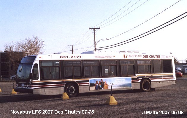 BUS/AUTOBUS: Novabus LFS 2007 Des Chutes