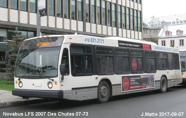 BUS/AUTOBUS: Novabus LFS 2007 Des Chutes