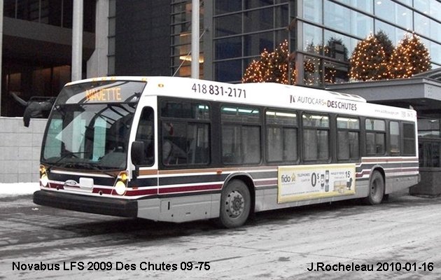 BUS/AUTOBUS: Novabus LFS 2009 Des Chutes