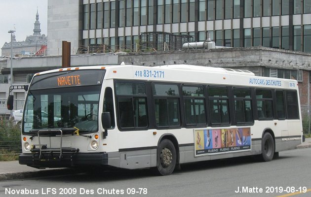 BUS/AUTOBUS: Novabus LFS 2009 Des Chutes